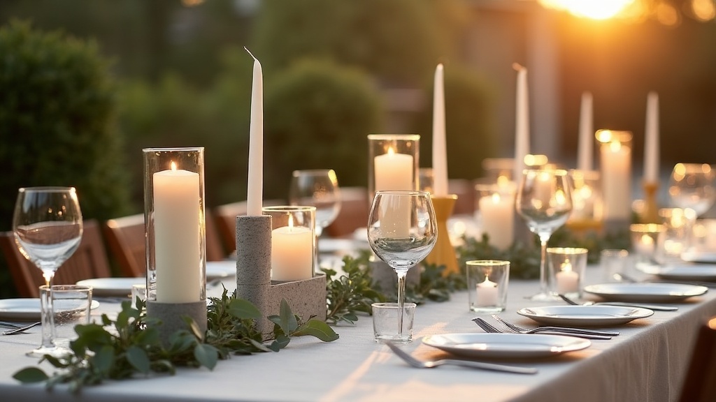 How to Choose Candles for Event & Wedding Styling