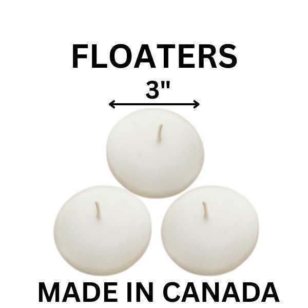White 3 Floaters - Box of 18