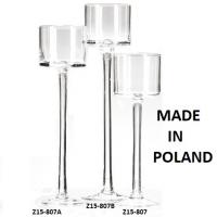 Candle Holder - Clear Glass